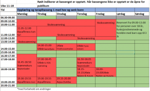 Hev og senk uke 12-18