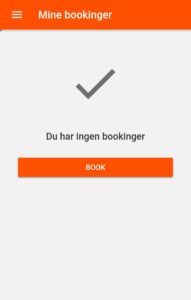 Her har du oversikt over dine bookinger 