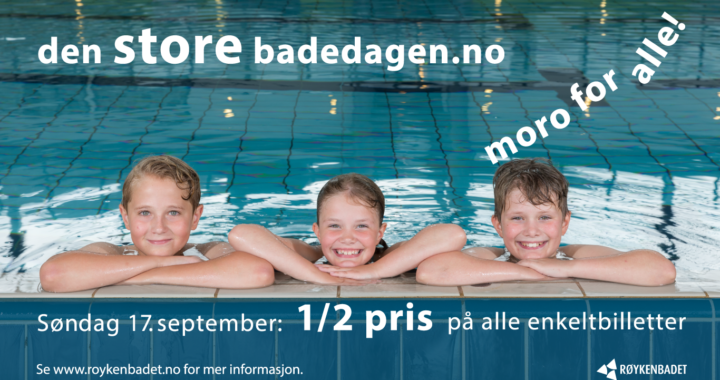 Bli med på den store badedagen søndag 17. september